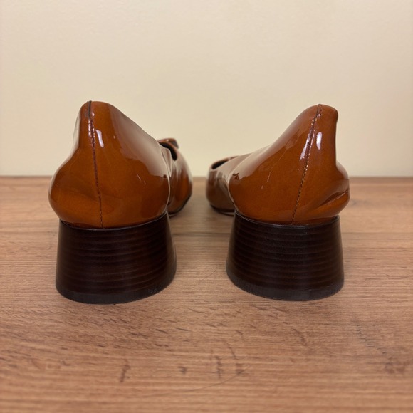 TORY BURCH Georgia Pump Women Size 9 Cuoio Orange Brown Casual Formal Office - Picture 10 of 12